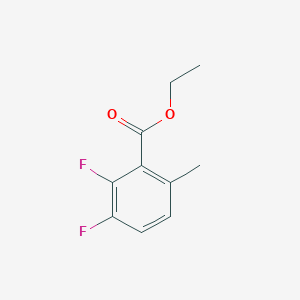 molecular formula C10H10F2O2 B13026090 Ethyl 2,3-difluoro-6-methylbenzoate 