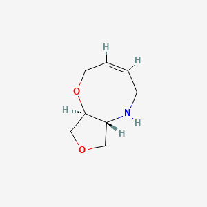 molecular formula C8H13NO2 B13026103 (6aR,9aS)-5,6,6a,7,9,9a-Hexahydro-2H-furo[3,4-b][1,4]oxazocine 