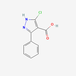 5-Chloro-3-phenyl-1H-pyrazole-4-carboxylic acid