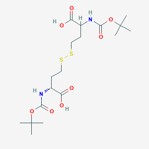 (2R,2R)-4,4-disulfanediylbis(2-((tert-butoxycarbonyl)amino)butanoic acid)