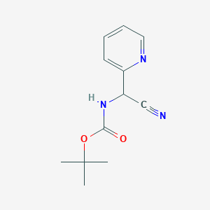 tert-Butyl (cyano(pyridin-2-yl)methyl)carbamate