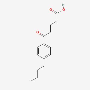 molecular formula C15H20O3 B1302618 5-(4-Butylphenyl)-5-oxopentanoic acid CAS No. 97678-95-0