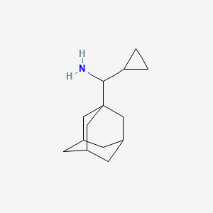 molecular formula C14H23N B13026181 Adamantan-1-yl(cyclopropyl)methanamine 