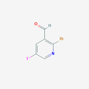 2-Bromo-5-iodonicotinaldehyde