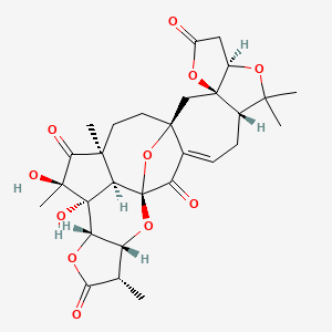 molecular formula C29H34O11 B13026216 HenridilactoneB 