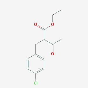 molecular formula C13H15ClO3 B1302629 2-(4-Chlorobenzyl)acetoacetic acid ethyl ester CAS No. 36600-72-3