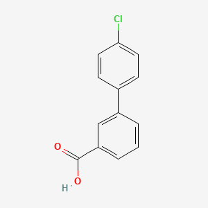 molecular formula C13H9ClO2 B1302630 4'-Chlorobiphenyl-3-carboxylic acid CAS No. 4655-10-1