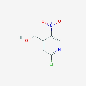 molecular formula C6H5ClN2O3 B13026347 (2-Chloro-5-nitropyridin-4-yl)methanol 