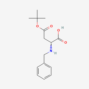 (2R)-2-(benzylamino)-4-[(2-methylpropan-2-yl)oxy]-4-oxobutanoic acid