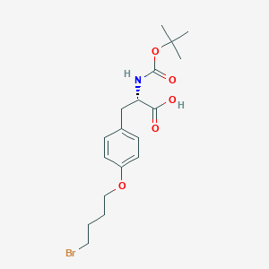 N-Boc-O-(4-bromobutyl)-L-tyrosine