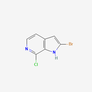 2-bromo-7-chloro-1H-pyrrolo[2,3-c]pyridine