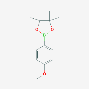 molecular formula C13H19BO3 B130264 2-(4-甲氧基苯基)-4,4,5,5-四甲基-1,3,2-二氧杂硼环 CAS No. 171364-79-7