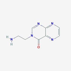 3-(2-Aminoethyl)pteridin-4(3H)-one