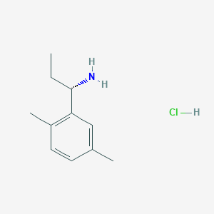 (S)-1-(2,5-Dimethylphenyl)propan-1-amine hcl