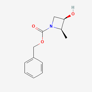 Benzyl (2R,3R)-3-hydroxy-2-methylazetidine-1-carboxylate