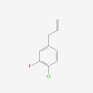 molecular formula C9H8ClF B1302653 3-(4-氯-3-氟苯基)-1-丙烯 CAS No. 842124-20-3