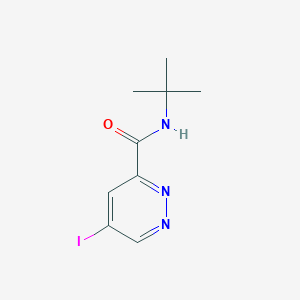 N-(tert-butyl)-5-iodopyridazine-3-carboxamide