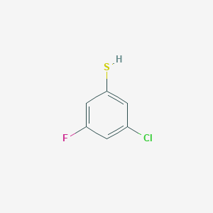 molecular formula C6H4ClFS B1302654 3-Chloro-5-fluorothiophenol CAS No. 845823-02-1