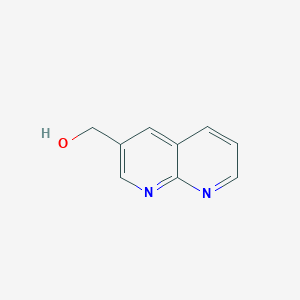 molecular formula C9H8N2O B13026540 [1,8]Naphthyridin-3-yl-methanol 