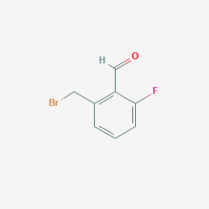 2-(Bromomethyl)-6-fluorobenzaldehyde