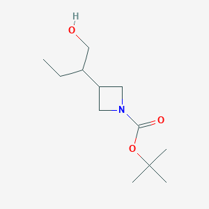 Tert-butyl 3-(1-hydroxybutan-2-yl)azetidine-1-carboxylate