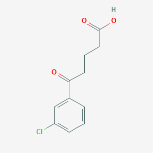 molecular formula C11H11ClO3 B1302662 5-(3-氯苯基)-5-氧戊酸 CAS No. 75381-46-3