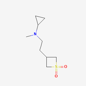 3-(2-(Cyclopropyl(methyl)amino)ethyl)thietane1,1-dioxide