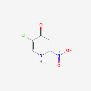 molecular formula C5H3ClN2O3 B13026629 5-Chloro-2-nitropyridin-4-ol 