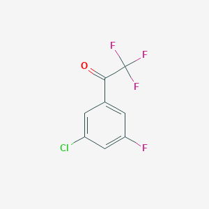 molecular formula C8H3ClF4O B1302666 3'-氯-5'-氟-2,2,2-三氟乙酰苯酮 CAS No. 845823-07-6