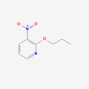 molecular formula C8H10N2O3 B13026675 3-Nitro-2-propoxy-pyridine 