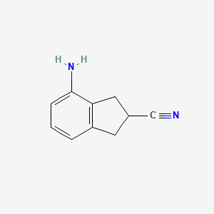 4-Amino-2,3-dihydro-1H-indene-2-carbonitrile