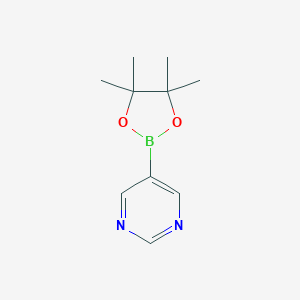 molecular formula C10H15BN2O2 B130267 5-(4,4,5,5-Tetramethyl-1,3,2-dioxaborolan-2-yl)pyrimidine CAS No. 321724-19-0