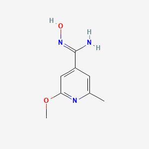 N-Hydroxy-2-methoxy-6-methylisonicotinimidamide