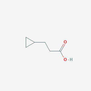 molecular formula C6H10O2 B1302674 3-环丙基丙酸 CAS No. 5618-03-1