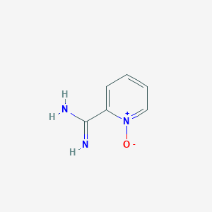 molecular formula C6H7N3O B13026762 2-Carbamimidoylpyridine 1-oxide 