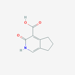 3-oxo-2H,3H,5H,6H,7H-cyclopenta[c]pyridine-4-carboxylic acid