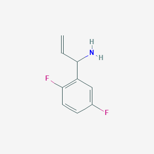 1-(2,5-Difluorophenyl)prop-2-EN-1-amine