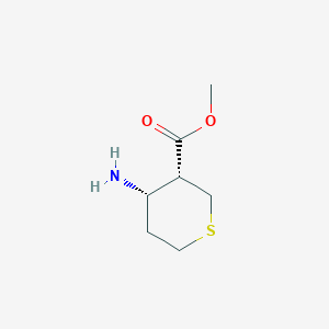 Methyl(3R,4S)-4-aminotetrahydro-2H-thiopyran-3-carboxylate