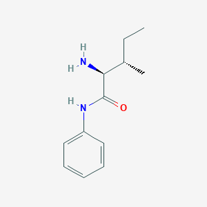 molecular formula C12H18N2O B13026821 Phenyl L-Isoleucinamide 