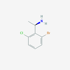 (R)-1-(2-Bromo-6-chlorophenyl)ethan-1-amine