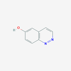 molecular formula C8H6N2O B13026841 Cinnolin-6-ol CAS No. 100949-05-1