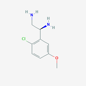 (1S)-1-(2-chloro-5-methoxyphenyl)ethane-1,2-diamine