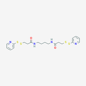 molecular formula C20H26N4O2S4 B130269 1,4-双[3-(2-吡啶二硫代)丙酰胺基]丁烷 CAS No. 141647-62-3