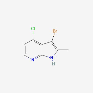 3-Bromo-4-chloro-2-methyl-1H-pyrrolo[2,3-B]pyridine