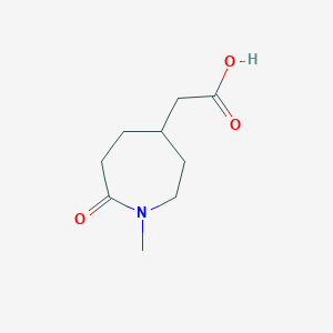 2-(1-Methyl-7-oxoazepan-4-yl)acetic acid