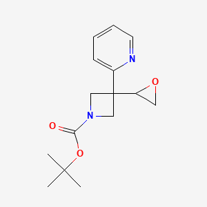 Tert-butyl3-oxidanyl-3-pyridin-2-yl-azetidine-1-carboxylate