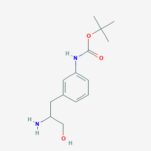 tert-Butyl(3-(2-amino-3-hydroxypropyl)phenyl)carbamate