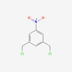 molecular formula C8H7Cl2NO2 B13026960 1,3-Bis(chloromethyl)-5-nitrobenzene 