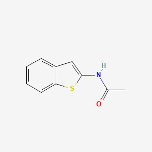 molecular formula C10H9NOS B13026981 N-(Benzo[b]thiophen-2-yl)acetamide 