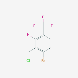 1-Bromo-2-(chloromethyl)-3-fluoro-4-(trifluoromethyl)benzene